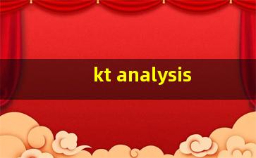 kt analysis